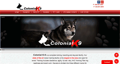 Desktop Screenshot of colonialk9.com